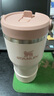 STANLEY拎拎杯 折疊吸管杯男女學(xué)生高顏值不銹鋼保溫杯水杯中秋禮物 【小容量】晶粉色- 591ml 曬單實(shí)拍圖
