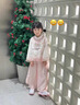 矢颯兒童漢服女童春秋套裝新款新中式兒童古風(fēng)漢服女寶夏季超好看新款 桃梅套裝 100 曬單實(shí)拍圖