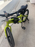 鳳凰（Phoenix）兒童自行車青少年3-4-6-8-10-12-15歲中大童學(xué)生山地車腳踏車單車 森系綠輻條輪98裝-輔助輪+單支撐 18寸(適合115-135cm) 曬單實拍圖