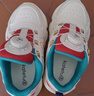 卡特兔兒童運動(dòng)鞋鈕鈕鞋春款機能鞋板鞋男童軟底防滑女童鞋小白休閑 白藍紅 28 內長(cháng)17.5cm  腳長(cháng)16.3-16.9 曬單實(shí)拍圖
