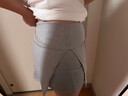 2025年新款側開(kāi)叉包臀半身裙女防裙褲夏季高腰顯瘦a字短裙潮 灰色 S 【建議80-100斤】 曬單實(shí)拍圖