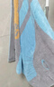 金號純棉加厚浴巾 家用吸水洗澡巾 男女大毛巾 140*72cm 500g 蘭色 曬單實(shí)拍圖
