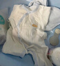 貝瑞加（Babyprints）新生兒連體衣2件裝嬰兒純棉內(nèi)衣薄款四季爬服柔軟寶寶哈衣 藍(lán)52 曬單實(shí)拍圖
