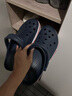 CROCS卡駱馳貝雅卡駱班|205089 深藍(lán)/辣椒紅-4CC 41/42(260mm)  曬單實(shí)拍圖