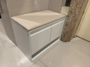 尋巧（SPERMEK）鞋柜換鞋凳入戶(hù)門(mén)口感家用坐凳一體輕奢進(jìn)門(mén)玄關(guān)鞋架穿鞋凳子可坐 【奶咖色60CM】可放45碼 曬單實(shí)拍圖