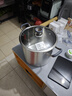 美廚（maxcook）湯鍋316L不銹鋼 復底高湯鍋28cm 燃氣爐電磁爐通用MCT0135 曬單實(shí)拍圖