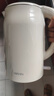 華凌美的出品【國家補貼】 電水壺熱水壺 304不銹鋼1.7L暖水壺燒水壺開水壺雙層隔熱 無縫內膽WH-H1 曬單實拍圖