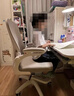 HASAYOVA學習椅人體工學椅子電腦椅可升降學生椅人體力學靠背座椅辦公椅 白框灰網(wǎng)【自適應懸浮腰托】 曬單實拍圖