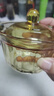 CORELLE BRANDS康寧玻璃燉盅一人一盅小燉煮粥鍋隔水燉鍋帶蓋碗內膽蒸蛋羹碗燕窩 【晶鉆玻璃燉盅】 450ml 2個(gè) 曬單實(shí)拍圖
