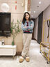 遠(yuǎn)港艾草包頭棉拖鞋女2025新款秋冬季室內(nèi)保暖加絨居家毛絨拖鞋男冬天 朗姆棕 42-43 【適合41-42腳】 曬單實(shí)拍圖