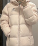 駱駝（CAMEL）戶外羽絨服冬季新款男女同款高蓬防風(fēng)保暖外套大朵鴨絨面包服 曬單實(shí)拍圖