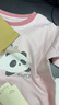 戴維貝拉（DAVE＆BELLA）小男孩全棉上衣女童衣服2025秋季新款小童長袖t恤洋氣寶寶打底衫 琥珀粉【現(xiàn)貨】 100 cm（建議身高90-100cm） 曬單實拍圖