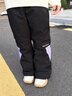 MiniPeace太平鳥童裝冬女童羽絨褲FBGKE4E57 黑色 140cm 曬單實(shí)拍圖