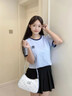 迪士尼（Disney）包包女款輕奢斜挎單肩包2025年新款輕奢小眾生日禮物送女友老婆 史迪仔腋下包【禮盒+兔兔掛件】 曬單實(shí)拍圖