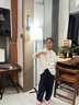 半度閑女童夏季薄款九分褲洋氣2025新款兒童夏裝運(yùn)動(dòng)褲潮 深藏藍(lán)  150 曬單實(shí)拍圖