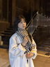 恒源祥千鳥(niǎo)格圍巾女秋冬季黑白新款韓版百搭加厚保暖羊絨圍脖披肩外搭 200*70 曬單實(shí)拍圖