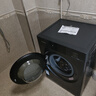 松下（Panasonic）10公斤滾筒全自動(dòng)洗衣機 BLDC變頻電機 95°高溫除菌 除螨洗 羽絨服洗羊毛洗 泡沫凈 智能投放彩屏 XQG100-E186 曬單實(shí)拍圖