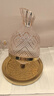 Luxury Flowers輕奢金鉆勃艮第紅酒杯套裝旋轉(zhuǎn)醒酒器家用高檔葡萄酒杯擺件送禮 描金醒酒器+金鉆杯架+6金鉆 600ml 曬單實(shí)拍圖