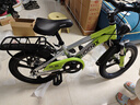鳳凰（Phoenix）兒童自行車兒童山地自行車小孩單車帶輔助輪6-10歲鳳凰兒童自行車 頂配綠丨一體輪+側(cè)支撐+禮包 16寸【適合105-130cm】 曬單實(shí)拍圖