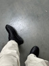 公羊男鞋2025夏季新款商務(wù)休閑皮鞋真皮厚底耐磨高檔軟底男款鞋子 棕色 【標(biāo)準(zhǔn)皮鞋碼】 41 曬單實(shí)拍圖