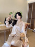 CGZK【100%桑蠶絲】睡衣女春秋季夏款Kitty凱蒂貓高級感長(cháng)家居服套裝 富婆KT【長(cháng)袖+長(cháng)褲+發(fā)圈】 XL 推薦120-140斤 曬單實(shí)拍圖