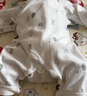 babycare純棉長(cháng)袖中開(kāi)爬服滿(mǎn)月新生兒連體衣2024秋裝哈衣 奶酪白 【僅爬服】 80cm 曬單實(shí)拍圖