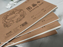 思進(jìn) A4加厚牛皮圖畫本線圈繪畫本空白畫畫本小學(xué)生a4圖畫本兒童幼兒園專用紙美術(shù)本素描本子 A4-4本裝【牛皮加厚款】120張 曬單實(shí)拍圖