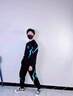 迪士尼男童套裝兒童春秋裝兩件套2025新款中大童運動服男孩衣服休閑時尚 YBL閃電衛(wèi)衣套裝-黑色 150 曬單實拍圖