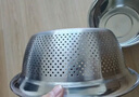 維艾（Newair）不銹鋼洗菜盆瀝水籃洗米篩淘米盆廚房水果籃家用瀝水漏盆套裝 曬單實(shí)拍圖