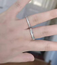 s999足銀蒹葭白露情侶戒指一對小眾輕奢閉口婚戒情人節(jié)禮物送女友 蒹葭蒼蒼情侶戒指一對 精美禮盒 曬單實拍圖