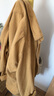 無印良品（MUJI） 女式法蘭絨襯衫領(lǐng)長袖襯衫女士襯衣內(nèi)搭上衣純棉秋季新品女裝 暗黃色 L （165/88A） 曬單實拍圖
