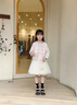 G.DUCKKIDS小黃鴨女童連衣裙秋裝2025新款洋氣兒童小香風(fēng)公主裙外套女孩裙子 粉色 120 建議5~6歲【110-120cm】cm 曬單實拍圖
