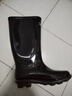 上?；亓τ晷?18男士款雨靴防滑耐磨加厚全黑色勞保水鞋批發(fā) 818高筒 單層 40 曬單實(shí)拍圖