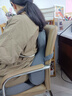日本腰靠辦公室座椅久坐護腰神器靠墊椅子靠背墊夏季冰絲孕婦腰枕 腰靠+坐墊(熱敷按摩氣囊)深沉灰 曬單實(shí)拍圖