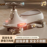 伊貝智兒童扭扭車1-3歲溜溜防側(cè)翻3-6歲搖搖車可坐大人承重妞妞車帶音樂 燈光音樂+牽引繩 加大收納座艙搖擺車 曬單實拍圖