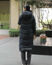 李寧火鍋羽絨服丨擋風(fēng)防潑水女子冬季顯瘦簡約連帽長外套AYMU502 曬單實拍圖