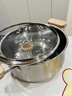小熊（Bear）湯鍋家用316L食品級不銹鋼鍋加厚蒸鍋煮鍋無(wú)涂層電磁爐雙耳鍋 加厚款【 — 適合1-3人 20cm 3.2L 曬單實(shí)拍圖