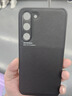 米尼鹿 三星S23手機殼三星S23+5G保護套防摔車(chē)載磁吸全包極簡(jiǎn)時(shí)尚輕奢摩紋男女款 三星S23+(5G)【摩紋黑】 曬單實(shí)拍圖