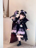 G.DUCKKIDS童裝洛麗塔公主裙女童連衣裙秋冬季新款兒童套裝萬(wàn)圣節庫洛米禮服 不加絨紫色裙子+閃燈 110尺碼4~5歲【100-110cm】 曬單實(shí)拍圖