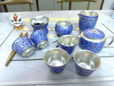 講茗堂名師999鎏銀高檔茶具青花漢瓦壺套裝精美茶壺一壺功夫兩杯禮盒裝 10頭青花古龍紋（茶壺） 曬單實拍圖