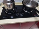 樂(lè )佳好太太  590mm小開(kāi)孔600mm小尺寸家用燃氣灶雙灶猛火灶嵌入式煤氣灶臺式兩用天然氣灶液化氣灶熄火保護 A5【小開(kāi)孔】【黑晶玻璃】右猛火 管道天然氣 曬單實(shí)拍圖
