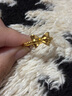 蝴蝶金色戒指開(kāi)口可調節送女友在逃公主小眾設計時(shí)尚高級感禮物 仿金戒指 曬單實(shí)拍圖
