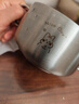 GEEGO不銹鋼碗316飯碗個(gè)人專(zhuān)用吃飯兒童碗寶寶輔食碗防燙碗帶手柄加厚 【316】小兔：雙耳兒童碗 曬單實(shí)拍圖