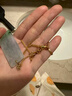 百年老鳯祥可調(diào)節(jié)肖邦鏈S925銀項(xiàng)鏈女鎖骨鏈毛衣鏈純銀無吊墜銀鏈 1.5mm黃金色55cm長 曬單實(shí)拍圖