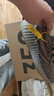 阿迪達(dá)斯Yeezy350椰子青少年學(xué)生夏日透氣運動鞋 36.5 曬單實拍圖