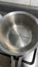康巴赫（KBH）奶鍋不粘鍋316L不銹鋼奶蒸鍋無(wú)涂層輔食鍋三層復底爐灶通用16cm 曬單實(shí)拍圖