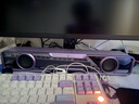 漫步者花再Halo SoundBar桌面音響音箱家用臺式電腦游戲音響長條有線音箱藍牙5.4RGB燈效高保真 幻影紫 曬單實拍圖