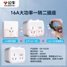 公牛（BULL）大功率一轉二插座/一轉多分控轉換插頭/電源轉換器 2位分控開關無線轉換插座  GN-9323D 曬單實拍圖