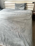Harbor House【折扣特價(jià)】貢緞/萊賽爾/牛奶絨/純棉四件套床上用品被套床單 冬季溫暖牛奶絨四件套 防靜電 1.8米床 床單款 （被套220*240cm） 曬單實(shí)拍圖