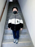 猴兄仔童裝男童加絨毛毛衣外套冬季韓版男孩加厚中長(cháng)款冬裝中大童上衣 深灰色 150 (建議身高140CM左右) 曬單實(shí)拍圖